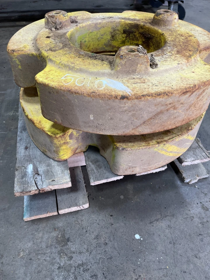 John Deere 5010 1963 tractor pesos de rueda trasera R35780R Foto 2 de 4