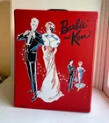 1963 Vintage Red Barbie & Ken Doll Carrying Case