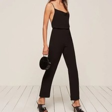 REFORMATION | S | Spaghetti Strap Gauze Jumpsuit Crop Pant Romper MSRP$229