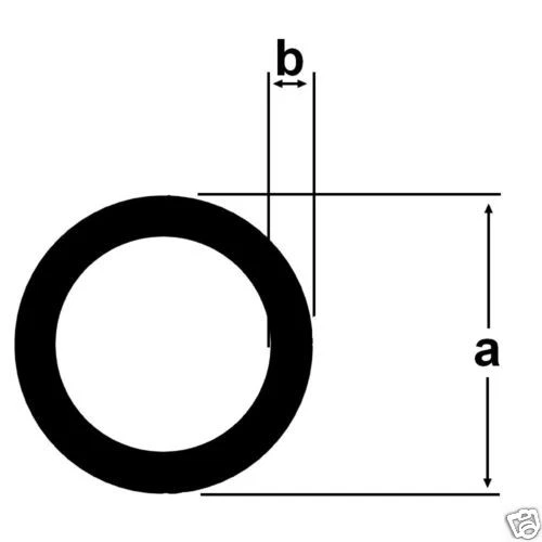 K-D HANDELS- UND PFANDHAUS GMBH Alu Rundrohr 18x1mm Aluprofil Aluminium Rohr 1 Meter