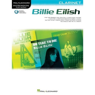Play-Along Hal Leonard Billie Eilish - Clarinet Noten Lehrbuch NEU