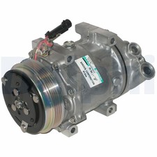 Kompressor Klimaanlage DELPHI TSP0159808 für FIAT IVECO DAILY DUCATO 12V 112mm 4