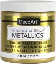 DecoArt Americana Decor Metallics 8oz-Soft Gold