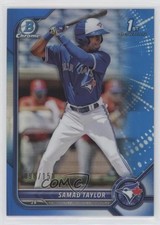 2022 Bowman Chrome Prospects Blue Refractor 98/150 Samad Taylor #BCP-92 0p45