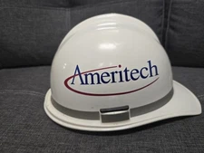 Vintage E.D. Bullard Hard Boiled Hard Hat Model 302RT Rain Trough - Ameritech