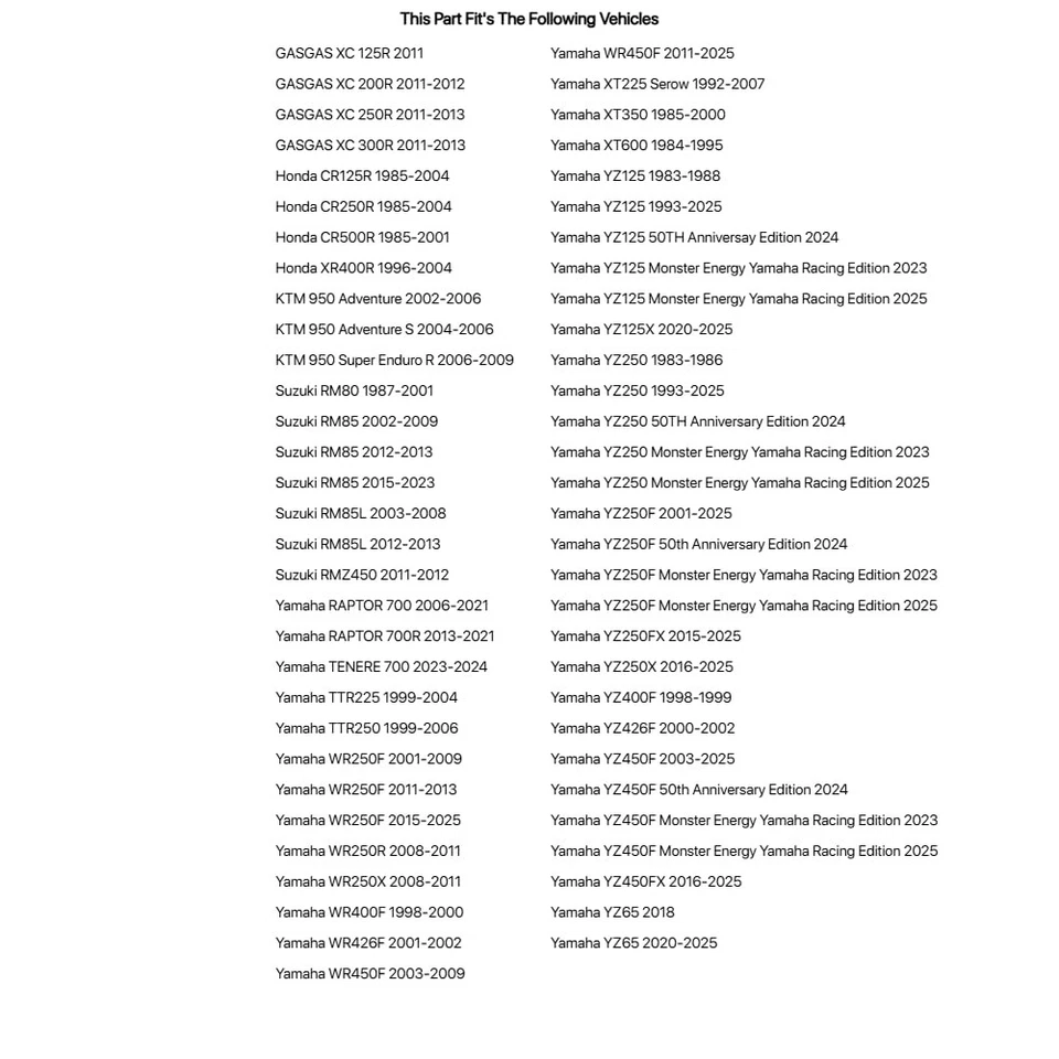 Rodillo de cadena de transmisión principal 34 mm x 24 mm negro para Yamaha TTR225 1999-2004 Foto 2 de 4