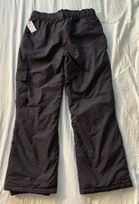 Sport Essentials Women's Cargo Snow Pants Women Ski Pants Black M