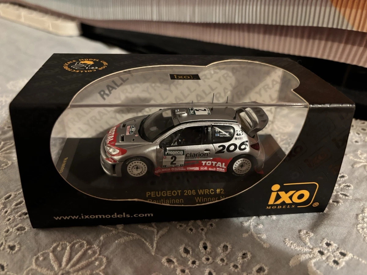 PEUGEOT 206 WRC #3 2002 CAMPOS MAGALHAES IXO ALTAYA 1/43