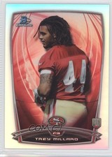 2014 Bowman Chrome Refractor Trey Millard #121 3e3