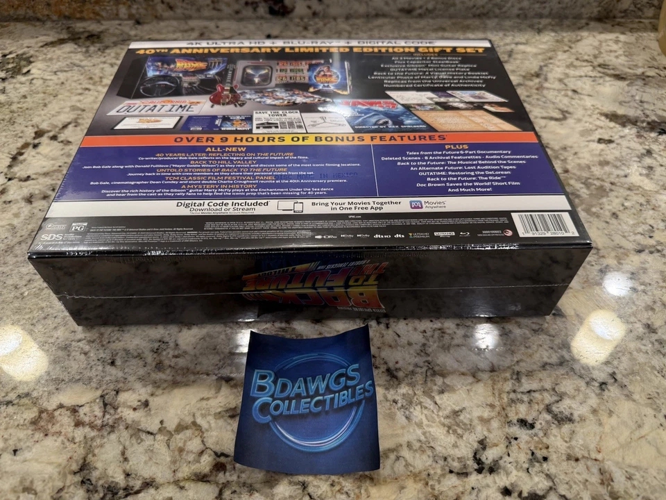 Back to the Future 40th Anniversary 4K Trilogy Steelbook Gift Set Brand New - Image 3 of 4