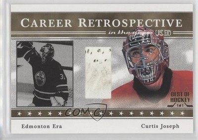 2003 In the Game-Used Signature Series Gold Best of Hockey 1/1 Curtis Joseph xp6