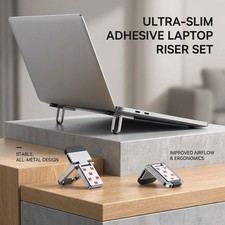 Foldable Laptop Stand Adjustable Portable Notebook Cooling Riser Support Base