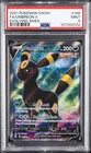 2021 POKEMON SWORD & SHIELD EVOLVING SKIES #188 FULL ART/UMBREON V PSA 9