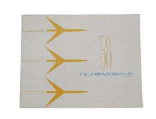 1958 Oldsmobile Original Sales Brochure Small Dealer Catalog Vintage Gm