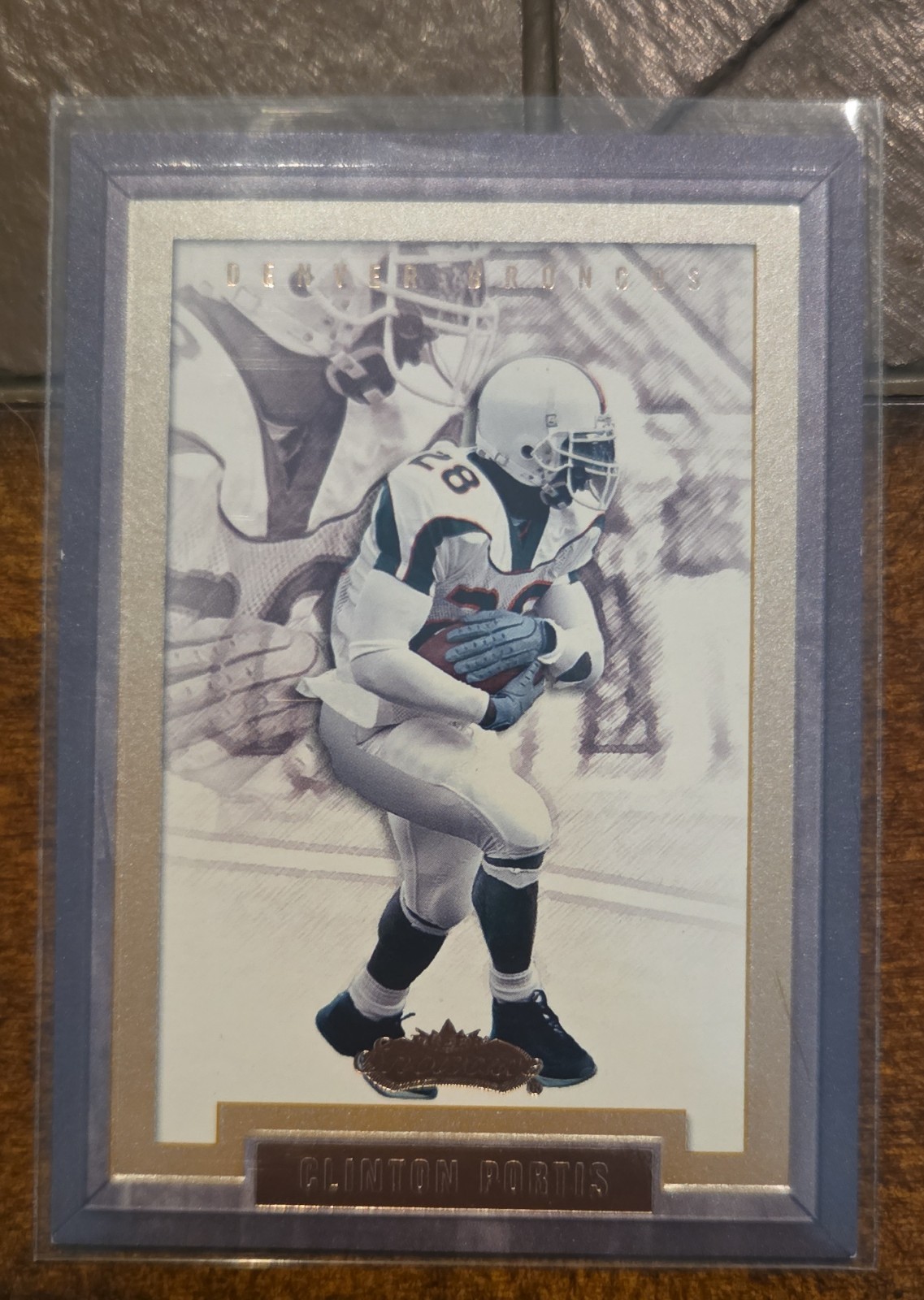 Clinton Portis Fleer Showcase #148 Base
