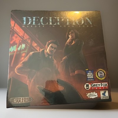 Deception: Murder in Hong Kong Board Game. New In Box. Unopened