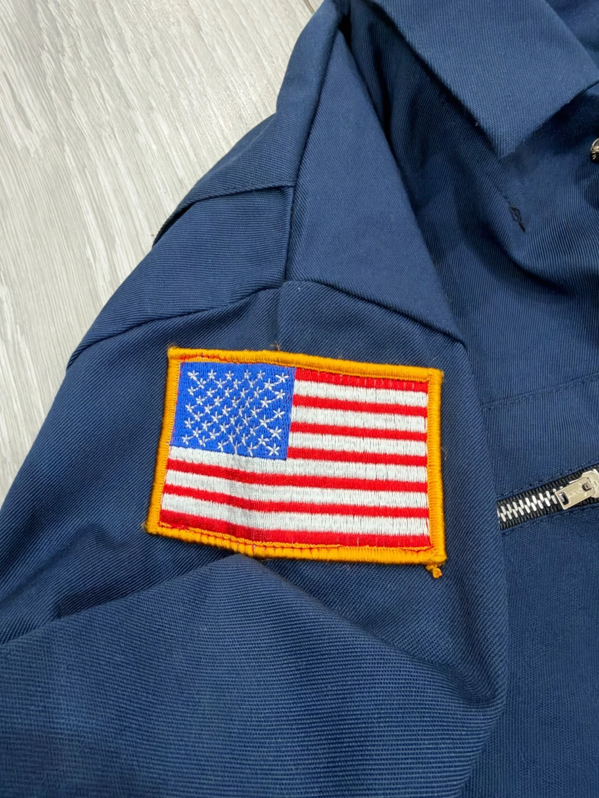 Vintage Western Oceanic Pacesetter IV Oil Rig Coveralls UK Made 38" - product detail image 6