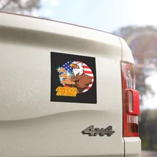 America Strong | Inspirational Car Magnet | Car Accessory | Truck Sticker