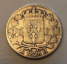 PIECE ECU RARE 490 394 ex 5 FRANCS argent Charles