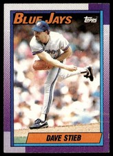 1990 Topps Dave Stieb Toronto Blue Jays #320