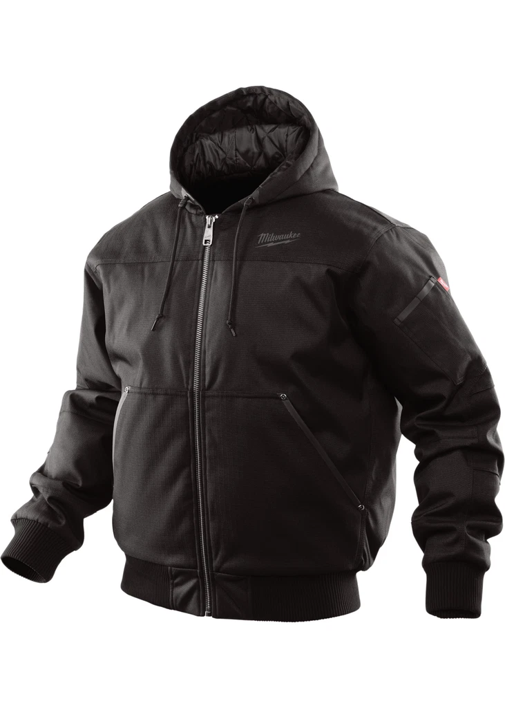 252B-XL Milwaukee Men's Hooded Jacket Black Size XL image 2