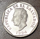 1994 El Salvador 5 Centavos Unc.