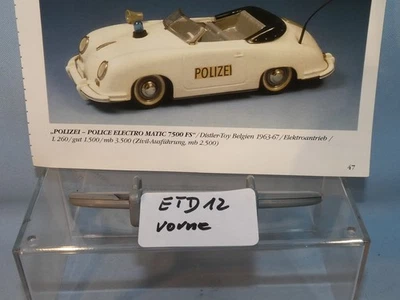 Distler Electromatic 7500 Porsche Belgien / Stoßstange vorne grau (ETD12) - Bild 1 von 2