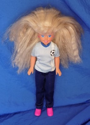 Barbie Stacie 7.5'' Fashion Doll Crimped Hair w/ Outfit  Vintage 1990's