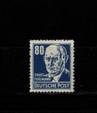 DDR Mi. 339 zXII postfrisch  tiefst gepr. Sch&ouml;nherr  Pers. 1952  E.Th&auml;lmann,