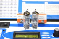 2 NOS GE Matched, Balanced 6FQ7 / 6CG7 Tubes -All Matched at 110% on Maxi PreAmp