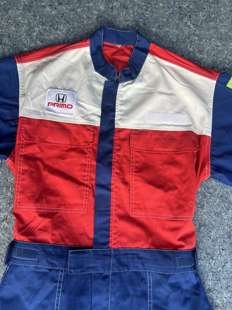 Rare 90s Vintage Genuine Honda Primo Mechanic Suit Coverall Jumper
