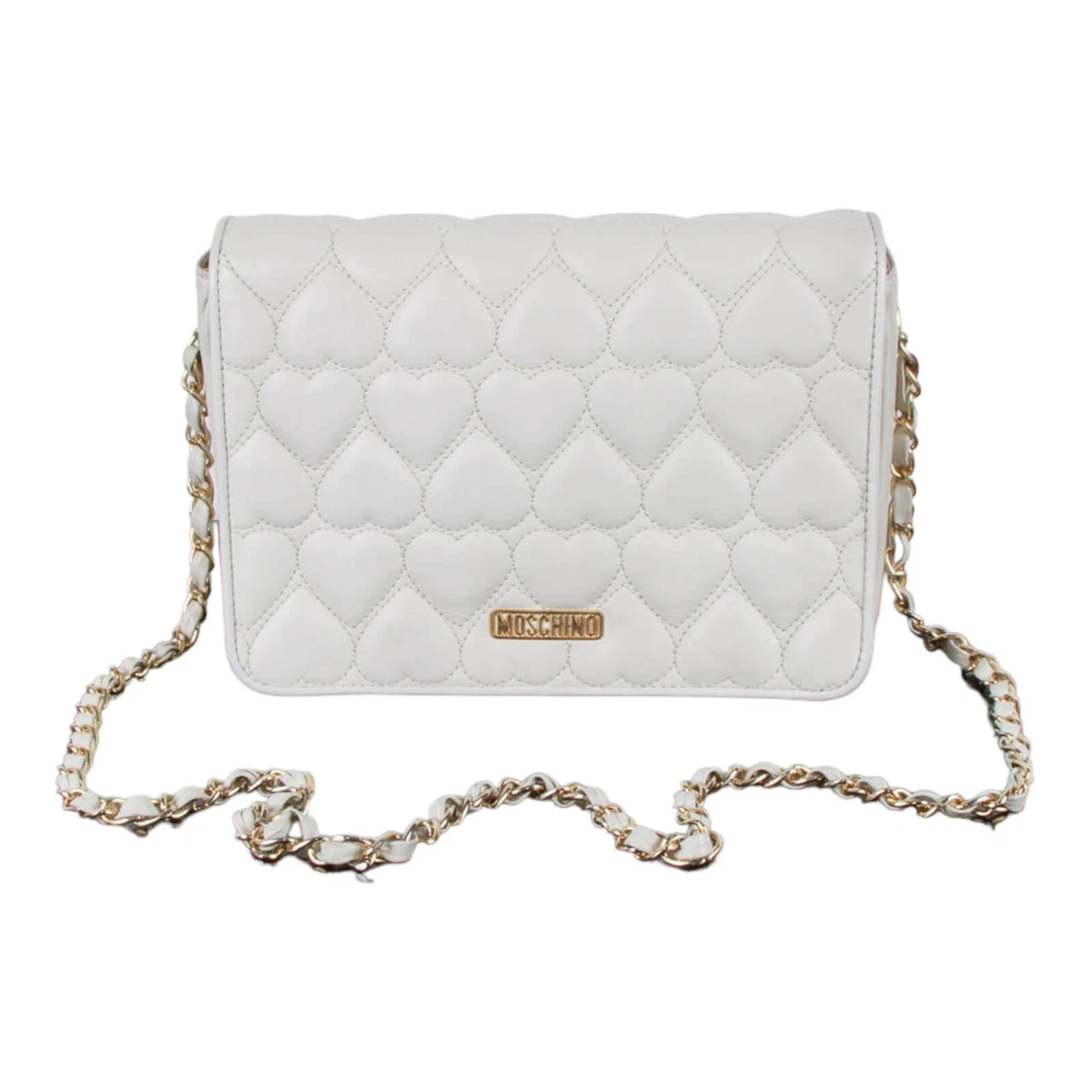 Moschino quilted chain bag cheap
