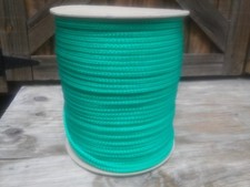 5/16" x 570 ft. 2 lengths Hollow Braid Polypropylene Rope. Bright Green