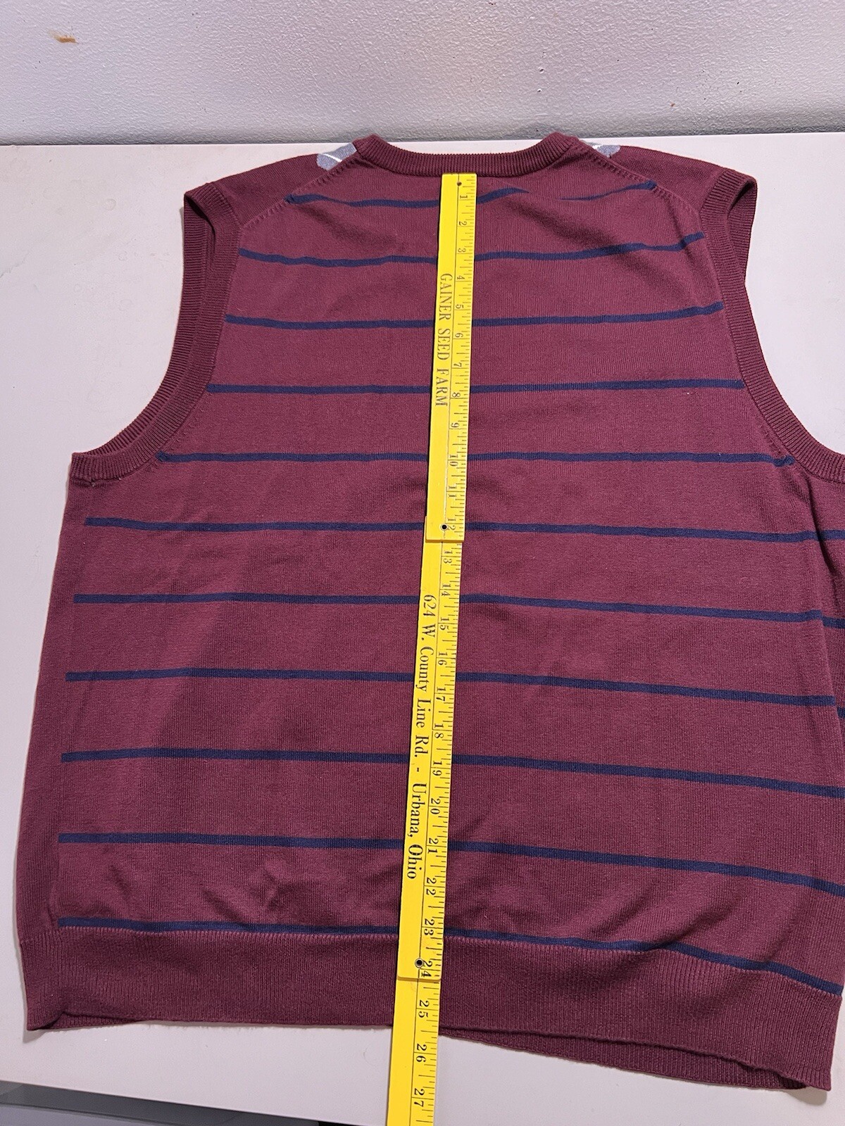 John Bartlett Consensus Argyle Sweater Grandpa Go… - image 6