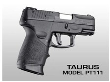 Hogue 18407 HandAll Beavertail Grip, Fits S W M P Shield/Ruger LC9, Rubber, Pink