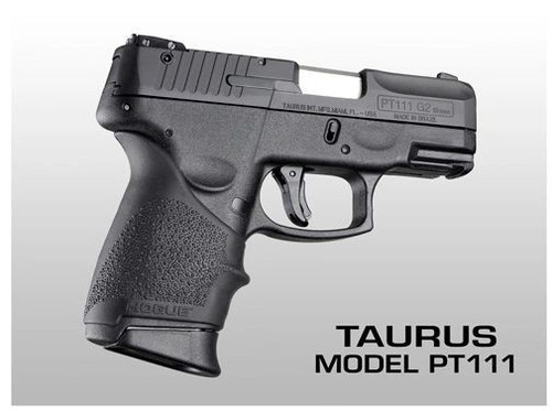Hogue 18407 HandAll Beavertail Grip, Fits S&W M&P Shield/Ruger LC9, Rubber, Pink - 第 1/8 張圖片