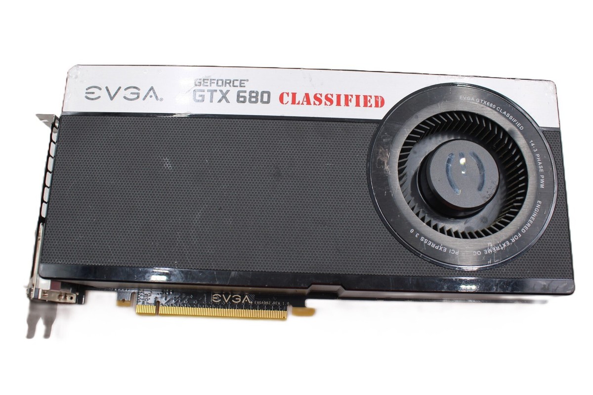 EVGA NVIDIA GeForce GTX 680 4GB 2X DVI HDMI DP GPU 04G-P4-3688-KR