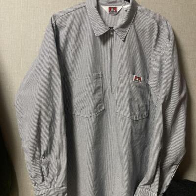 Ben Davis Hickory Pullover Shirt L Size Striped | eBay