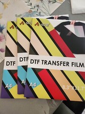 3x A-SUB DTF Film A4 DTF Transfer Film 30 Sheets 3 packs