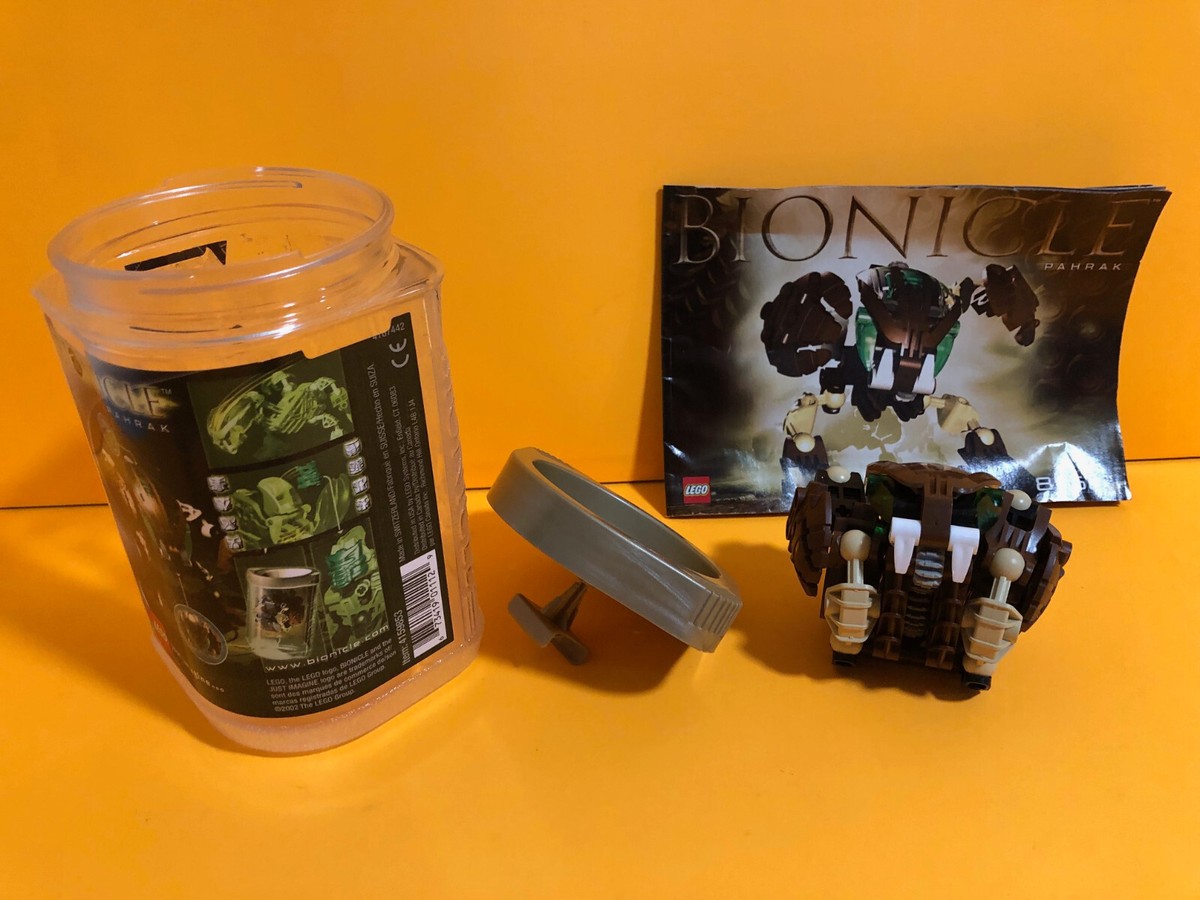 LEGO Bionicle Bohrok Pahrak 8560 With Canister Krana Rubber Band