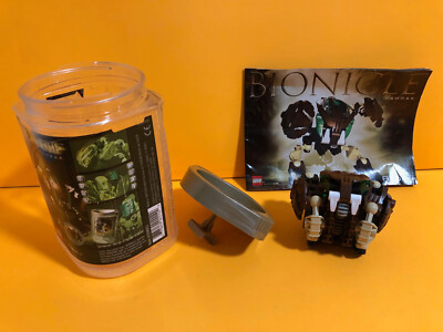 置物 8labo LEGO Bionicle Bohrok Pahrak 8560 With Canister Krana Rubber Band