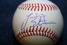 JACKSON STEPHENS AUTOGRAPHED SIGNED BASEBALL CINCINNATI REDS Atlanta Braves