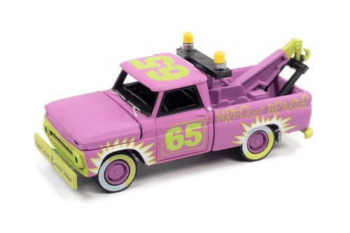 1965 CHEVY TRUCK TOW TRUCK 1/64 DIECAST CAR JOHNNY LIGHTNING JLSP209/24B - 第 1/4 張圖片