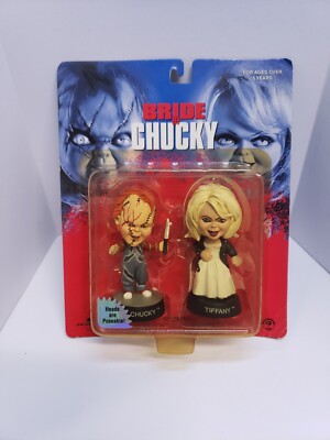 Bride of Chucky Little Big Heads フィギュア Bride of Chucky & Tiffany Doll Little Big Heads Sideshow Toy 1998