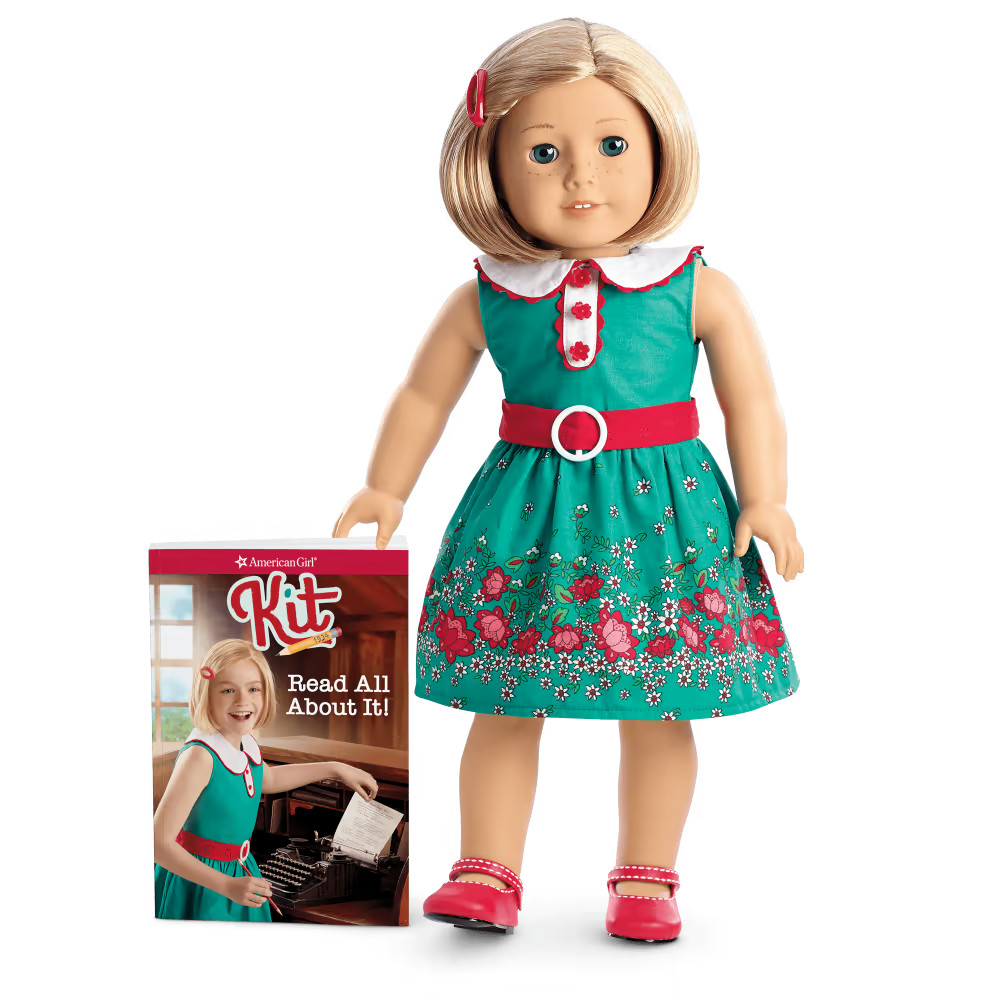 American Girl Kit Kittredge Doll in Box + Book & Meet Outfit NEVER REMOVED NEW