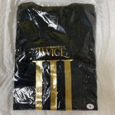 Camiseta Oficial en Vivo DOS VECES 4ª GIRA MUNDIAL III en Japón 2022 Talla M Negra K pop