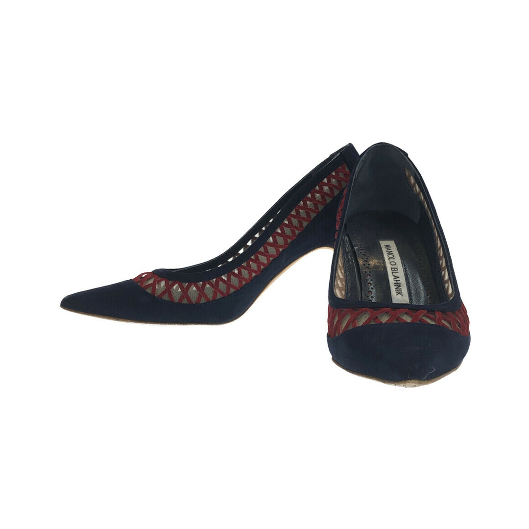 【返品送料無料】 Manolo Blahnik Pointed Toe Pumps Women's SIZE 36 (M 靴