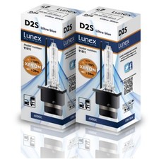 2 X D2s Xenon Lunex Lamps Bulb Compatible With Philips Osram Ge 6000k 2 X D2s Xenon Lunex Lamps Bulb Compatible With Philips Osram Ge 6000k