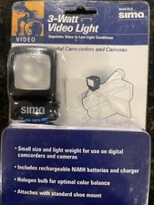 Brand New Sima SL-9 Universal Xenon 3-Watt Video Light