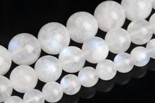 Genuine Rainbow Moonstone Round Loose Beads Grade AA 3-4mm 5-6mm 7-8mm 9-10mm